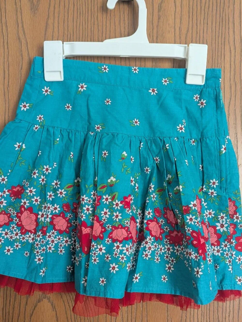 American Girl BeForever Kit Kittredge Lined Tulle Floral Skirt-Girls 10